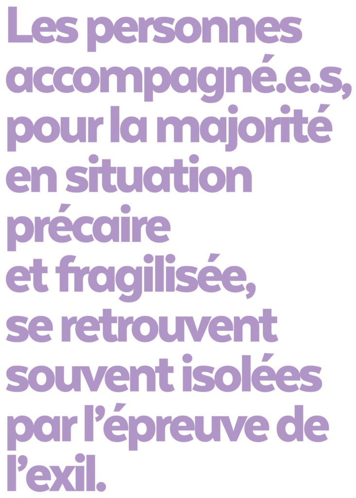 Après la solitude des parcours migratoires difficiles, le lien social.